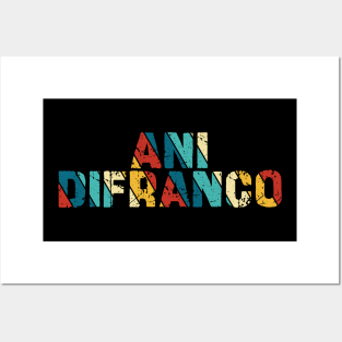 Retro Color - Ani Difranco Posters and Art